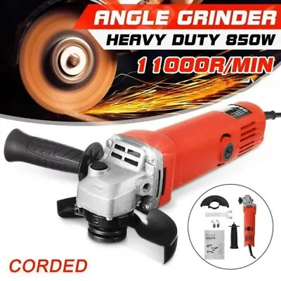 £19.98 • Buy Angle Grinder 115mm 4.5 Inch 240V 850W 11000rpm Electric Grinding Sander Corded