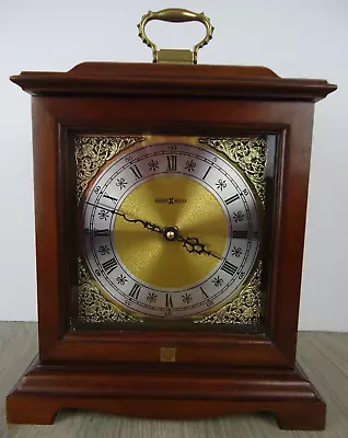 VTG Howard Miller Mantle Chime Clock 612-588 USA Brass 90s Library Office Living • $125