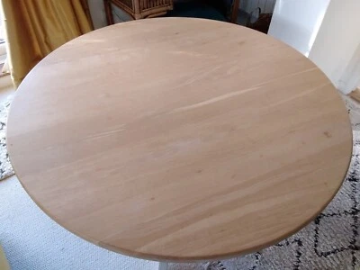 £525 • Buy Neptune Chichester Solid Oak Top Round Kitchen Dining Table 120 Cm - RRP£1450