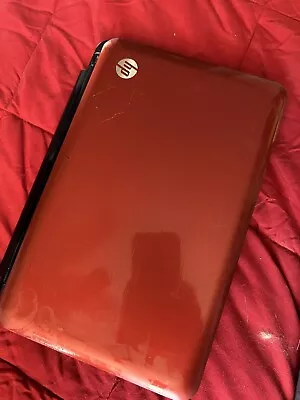 HP Mini Red Intel Atom Windows 7 Laptop Not Tested Broken Screen For Parts Only • $8