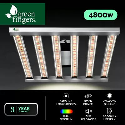 Greenfingers Grow Light Full Spectrum 4800W LED Indoor Veg Flower All Stage • $399.95