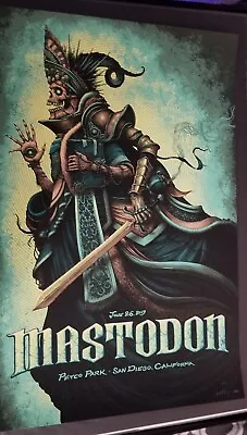 Mastodon Poster N.C. Winters San Diego • $350