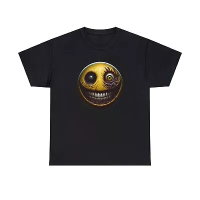 Vintage Style T Shirt Horror Streetwear Scary Skater Death Metal Happy Vibes Tee • $29.49