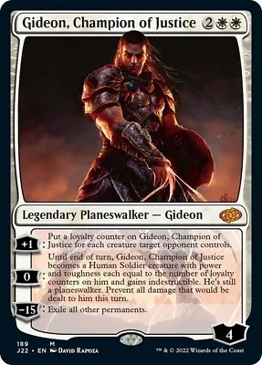 MTG Gideon Champion Of Justice [Jumpstart 2022 Near Mint] • £1.95