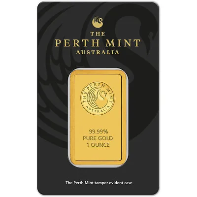 1 Oz. Gold Bar - Perth Mint - 99.99 Fine In Assay • $2475.97