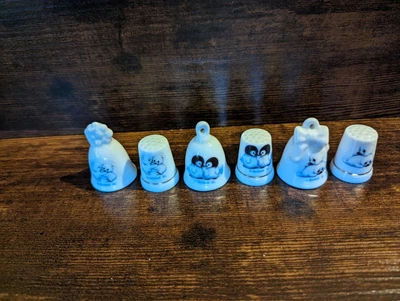 £3.99 • Buy Miniature Bells And Thimble 6 Pc. Set - Polar Cubs 