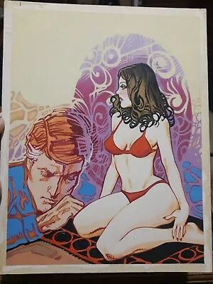 VTGpassionate Hearts- MEXICAN COMICCOVER ART  BY ANGEL RODRIGUEZ Q.  - HTF - • $199.99
