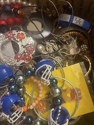 Huge Vintage To Now Jewelry Lot - Broken And Junk - Great For Craft 10 Lbs • $29.99