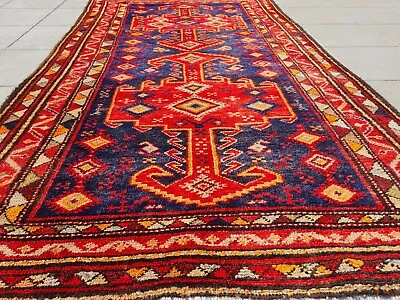 Hand Knotted Vintage Traditional Tribal Village Made Wool Area Rug 6.0 X 3.5 Ft • $199.99