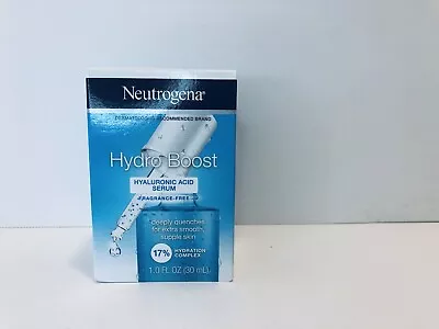 Neutrogena Hydro Boost Hyaluronic Acid Serum 1.0 Oz. Fragrance Free New • $25.21