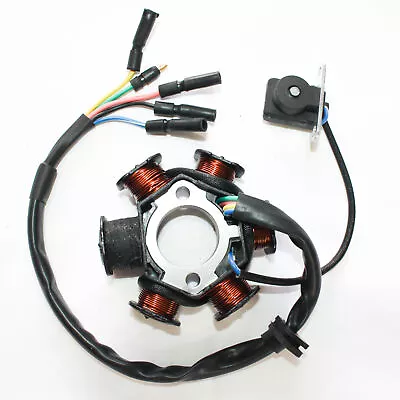 6 Coil Pole Magneto Stator YX 140cc Electric Start Engine PIT PRO Dirt Bike • $36.99