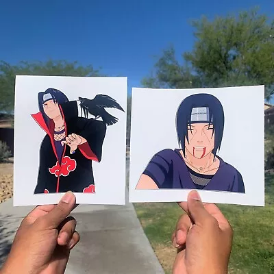 Itachi Uchiha Sasuke Madara Shisui Uchiha Sharingan Mangekyo Peeker Anime Decal • $7