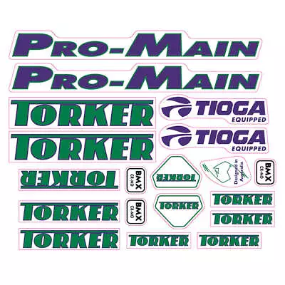 1995 Torker Pro Main BMX Decal Set • $105