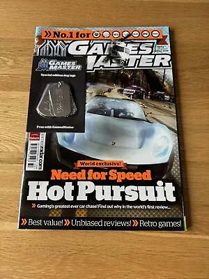 GAMESMASTER MAGAZINE No 232 Xmas 2010 Need For Speed Hot Pursuit With Dog Tags. • £10