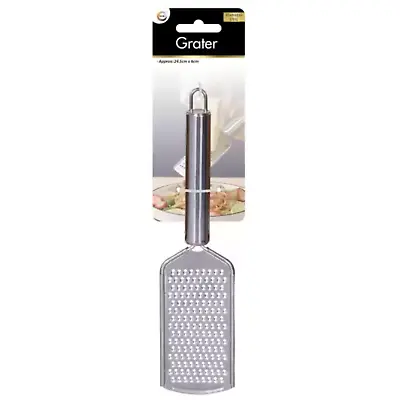 STAINLESS STEEL HAND FOOD GRATER Cheese Parmesan Nutmeg Lemon Garlic Ginger  • £2.98