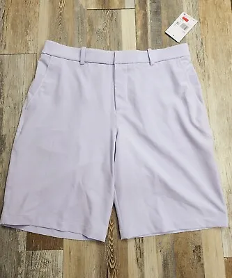 NEW Mens Nike Golf Dri-FIT Hybrid 10'' CU9740 Shorts Size 34 Light Purple $68 • $33.99