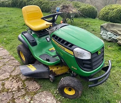 John Deere X145 Ride On Mower - 42” Deck - Lawnmower Tractor - Used  • £1090