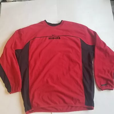 Vintage Nike NEBRASKA Huskers Men’s Pullover Sweatshirt Size Small XL • $39.99