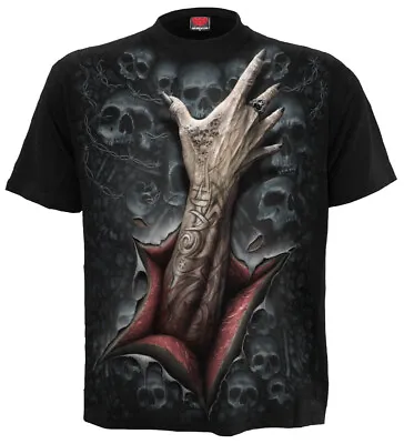 Spiral Direct STRANGLER T-SHIRT/Zombies/Horror/Halloween/Goth/Biker/Gift/Tshirt • £19.99