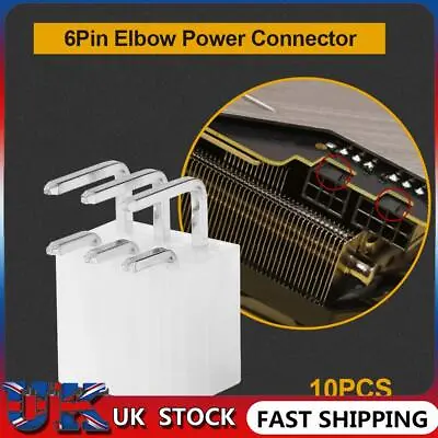 £5.49 • Buy 10pcs 6 Pin Power Connector Looper Replacement Power Supply For BTC Mining