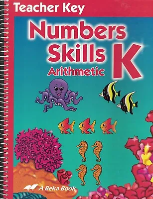 A Beka K5 Kindergarten Numbers Skills Arithmetic K Teacher Key 1st Edition NEW • $18.95