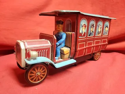 Vintage Tin Trolley Car Modern Toys Japan 1960s 13   • $79.95