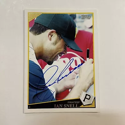 Ian Snell 2009 Topps Signed Card Autograph Rare MLB Rare￼ O096 • $5