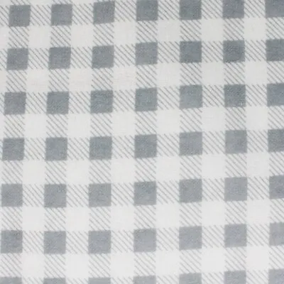 Brushed Cotton Winceyette Flannel Fabric Gingham Check Checked Tartan • £4.50