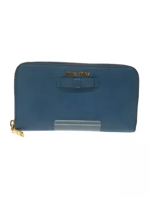 MIU MIU Long Wallet/Leather/Blue/Women's • £40.97