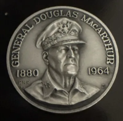 Medallic Art-general Douglas Macarthur  Sterling Silver Medal 43.7 Gr • $79