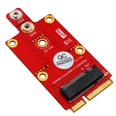 XT-XINTE M.2 Key B To Mini PCI-E Adapter For 3G/4G/5G Module Support 3042/3052 • $10.11