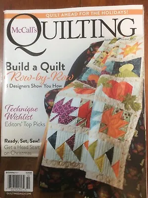 McCalls Quilting Magazine September October 2021 New Unused • $4.99