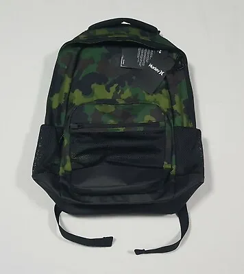Hurley Patrol Printed Backpack Green Camoflauge HU0113-900 • $27.99