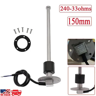 150mm Fuel Sending Unit Marine Boat Truck Car RV Water Level Sensor 240-33 Ohms • $14.24