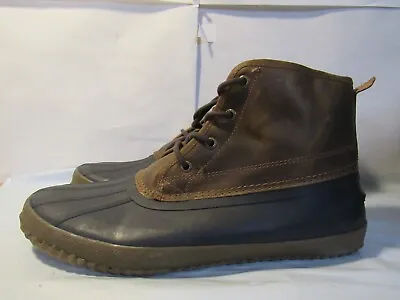 Sperry Mens Breakwater Ankle Duck Brown Navy Rain Boot Shoes Men Size 13 M  U91 • $45