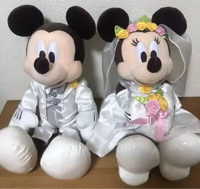 Limited Mickey Minnie Wedding Doll Stuffed Toy Set • $107.76