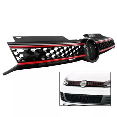 NEW Grille Grill Bumper Front Upper For 2010-14 Vw Mk6 Golf/gti Sportwagen • $38.99