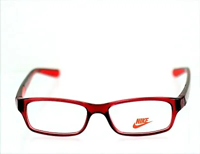 New NIKE Children's Kids Optical Frame 5534 610 Red Eyeglasses 45mm • $7.35