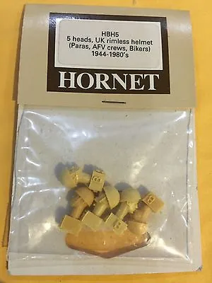 Hornet & Wolf 1/35th WW2-Present British 5 Heads W/Helmets Resin Accessory • $32.37