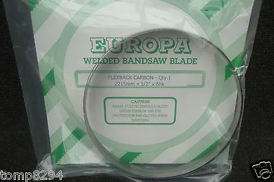 £15.69 • Buy EUROPA DeWALT DW876 Bandsaw Blade 2215mm X 1/2  X 6 Hook Tooth