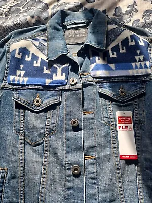 Levis Denim Jacket Navajo Aztec New  Size M • £40