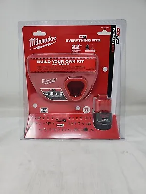 Milwaukee 48-59-2420 Charger & Battery Combo M12 12v Cordless 6b • $44.99