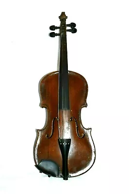 Antique 19th Century HOPF VIOLIN  Size 1/2 Tiger One Piece Back RESTORATION   • $374.99