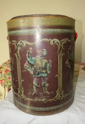 VINTAGE 1961 Falstaff Beer ADVERTISING Carousel Cooler Ice Chest • $65