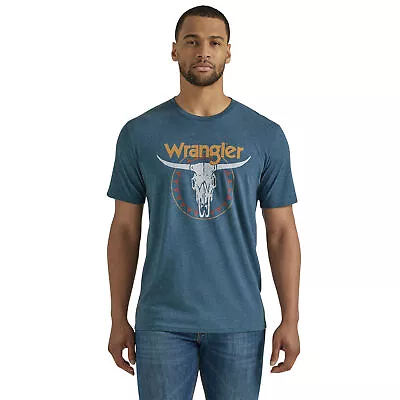 Wrangler Men's Western Graphic Midnight Navy T-Shirt 112346554 • $22.95