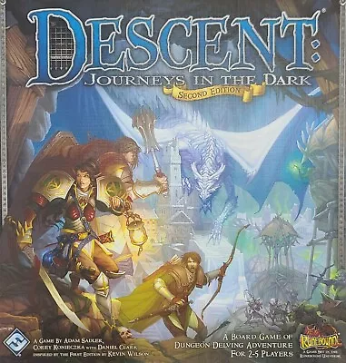 Descent: Journeys In The Dark 2nd Edition UNPLAYED PRIMERED READY TO PAINT! • $110