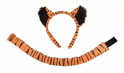 Tiger (Ears And Tail Set) Animal Safari Fancy Dress World Book Day Accessory Kit • £4.99