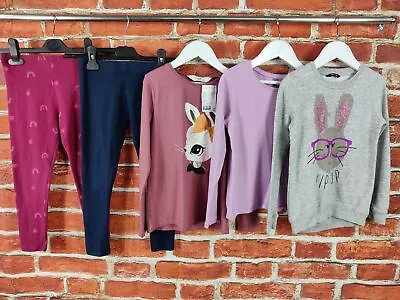 £14.99 • Buy Girls Bundle Age 6-7 Years Next H&m George Leggings Top Sweatshirt Bunny 122cm