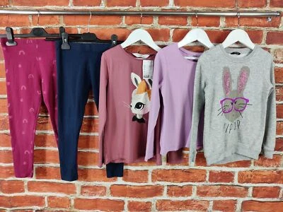 £14.99 • Buy Girls Bundle Age 6-7 Years Next H&m George Leggings Top Sweatshirt Bunny 122cm
