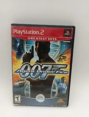 007 JAMES BOND AGENT UNDER FIRE PS2 PlayStation 2 W/ Manual Tested READ • $11.99